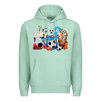 Soccer Coffee Cups Premium Hoodie | Teevron