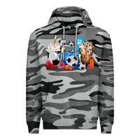 Slate Camo Soccer Coffee Cups Premium Hoodie - FaDigitalArtStudio
