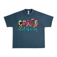 Midnight Navy brave and strong Urban Heavy Tee - JahusDesignShop