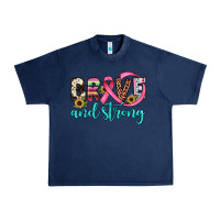 Navy brave and strong Urban Heavy Tee - JahusDesignShop