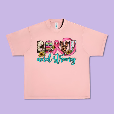 Brave And Strong Urban Heavy Tee Designed By Jahusdesignshop