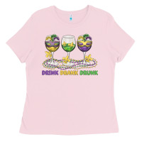 Bubblegum Pink drink drank drunk Ladies Tee - MaliasSmallBusiness