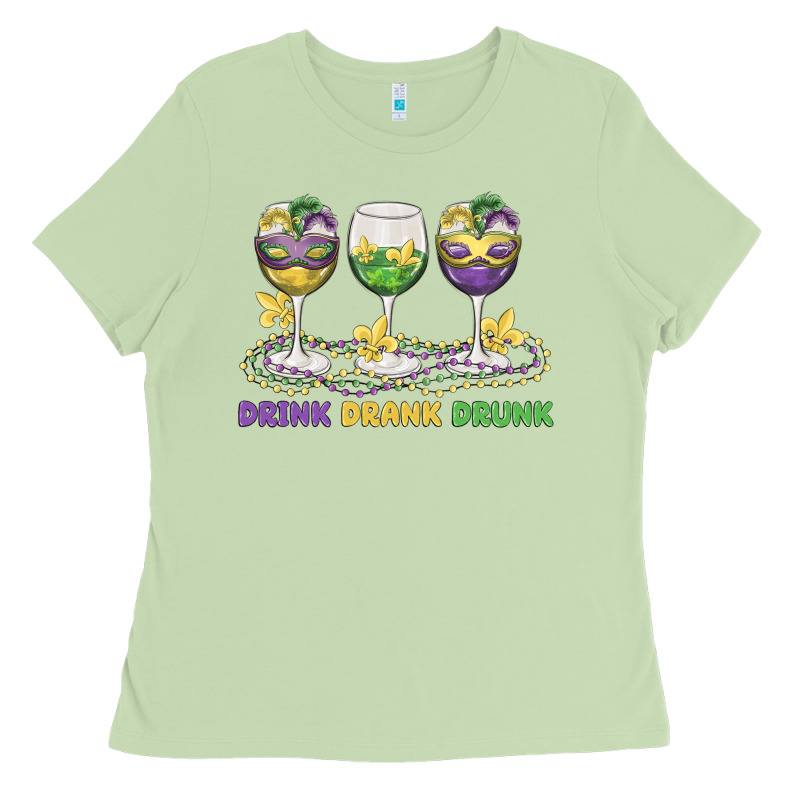 Drink Drank Drunk Ladies Tee by MaliasSmallBusiness | Teevron