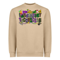 Medical Laboratory Technician Mardi Gras Heavyweight Sweatshirt | Teevron