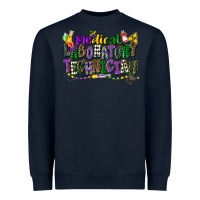 Navy medical laboratory technician mardi gras Heavyweight Sweatshirt - CowGirlArtShop