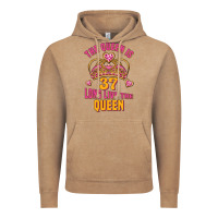 Vintage Coffee the queen is 37 long live the queen kopya Vintage Hoodie - Jasminsmagicworld