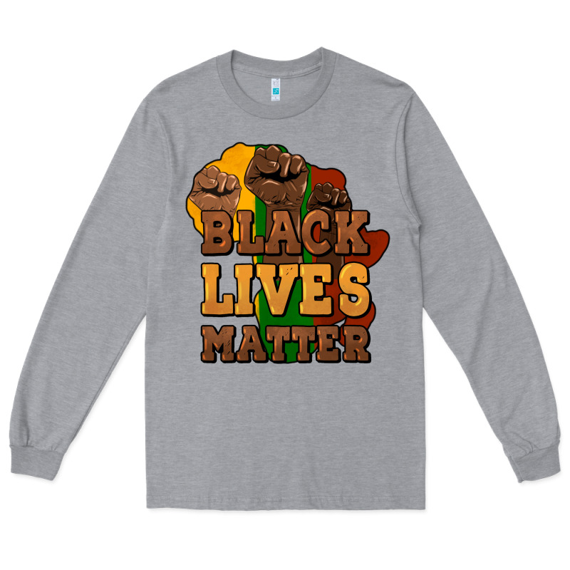 Black Lives Matter Long Sleeve Tee by NancyCooperArtShop | Teevron
