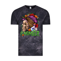 Cloud Black momster halloween momlife Vintage Tee - Jasminsmagicworld