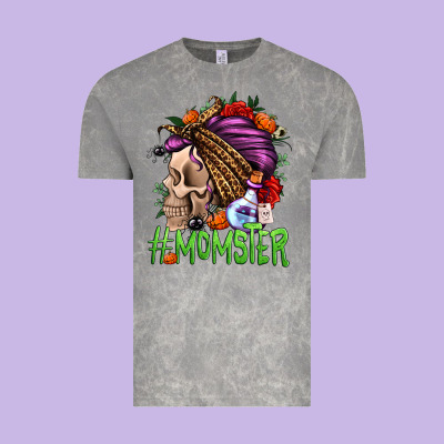 Momster Halloween Momlife Vintage Tee Designed By Jasminsmagicworld