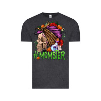Vintage Black momster halloween momlife Vintage Tee - Jasminsmagicworld