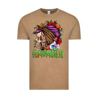 Vintage Coffee momster halloween momlife Vintage Tee - Jasminsmagicworld