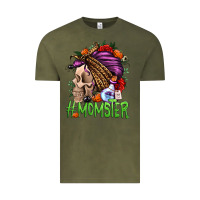 Vintage Olive momster halloween momlife Vintage Tee - Jasminsmagicworld