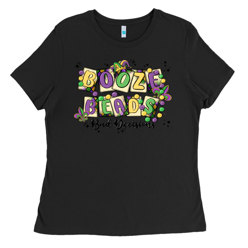 Booze Beads Ladies Tee by MaliasSmallBusiness | Teevron