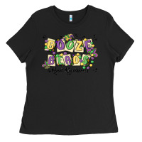 Black booze beads Ladies Tee - MaliasSmallBusiness