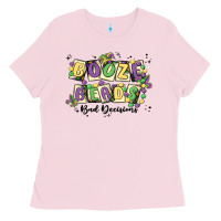 Bubblegum Pink booze beads Ladies Tee - MaliasSmallBusiness