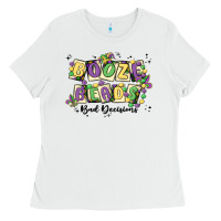 White booze beads Ladies Tee - MaliasSmallBusiness