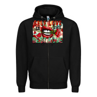 Black Self love is the best love Zipper Hoodie - FaDigitalArtStudio