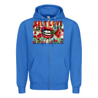 True Royal Self love is the best love Zipper Hoodie - FaDigitalArtStudio