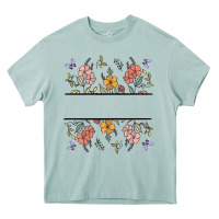 Arona wildflower your text here Heavy Core Tee - MaliasSmallBusiness