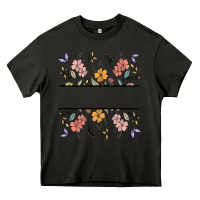 Asphalt wildflower your text here Heavy Core Tee - MaliasSmallBusiness