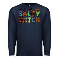 Navy salty witch Premium Sweatshirt - BundleAndBundleShop