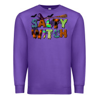Purple salty witch Premium Sweatshirt - BundleAndBundleShop