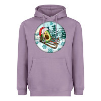 Lavender Slide Avocado Heavyweight Hoodie - FaDigitalArtStudio