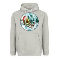 Moon Dust Slide Avocado Heavyweight Hoodie - FaDigitalArtStudio