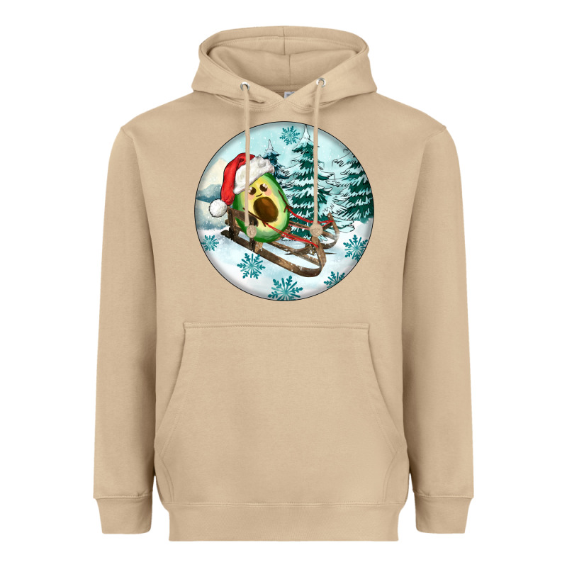 Slide Avocado Heavyweight Hoodie by FaDigitalArtStudio | Teevron