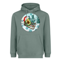 Sage Slide Avocado Heavyweight Hoodie - FaDigitalArtStudio