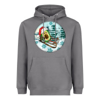 Storm Slide Avocado Heavyweight Hoodie - FaDigitalArtStudio