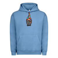 Pigment Pebble Blue gnome autism Urban Hoodie - RacoonDesign