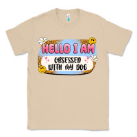 Mushroom hello i am obsessed with my dog Classic Tee - Artiststas