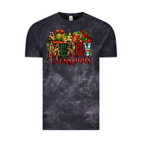 Cloud Black merry Christmas Vintage Tee - Jasminsmagicworld