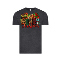 Vintage Black merry Christmas Vintage Tee - Jasminsmagicworld