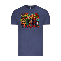 Vintage Denim merry Christmas Vintage Tee - Jasminsmagicworld