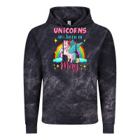 Cloud Black unicorns are born in may Vintage Hoodie - Jasminsmagicworld