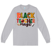 Moon Dust black teacher magic Long Sleeve Tee - NancyCooperArtShop