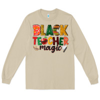 Mushroom black teacher magic Long Sleeve Tee - NancyCooperArtShop