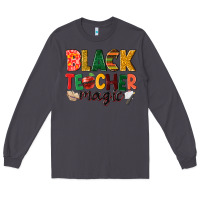 Smoke black teacher magic Long Sleeve Tee - NancyCooperArtShop