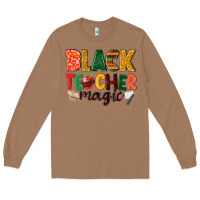 Toasted Coconut black teacher magic Long Sleeve Tee - NancyCooperArtShop