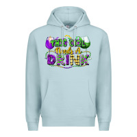 Blue Mist This girl needs a drink Premium Hoodie - FaDigitalArtStudio