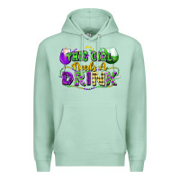 Seafoam This girl needs a drink Premium Hoodie - FaDigitalArtStudio