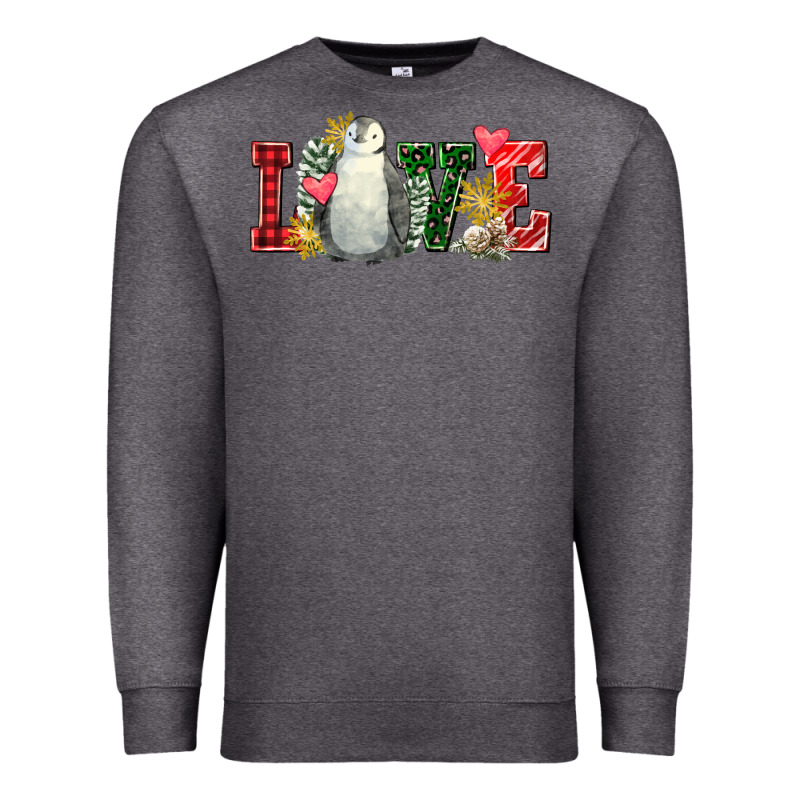 Christmas Penguin Love Premium Sweatshirt by FaDigitalArtStudio | Teevron