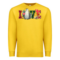 Lemon christmas penguin love Premium Sweatshirt - FaDigitalArtStudio