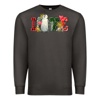 Smoke christmas penguin love Premium Sweatshirt - FaDigitalArtStudio