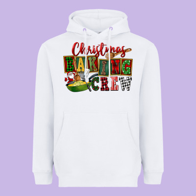 Christmas Baking Crew Heavyweight Hoodie Designed By Fadigitalartstudio