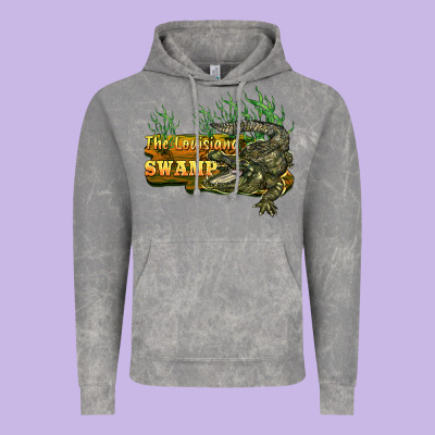 The Louisiana Swamp Vintage Hoodie Designed By Barkaloodesign