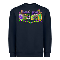 Navy mardi gras grammy Heavyweight Sweatshirt - CowGirlArtShop