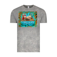 Cloud Rock teachers change the world mousepad Vintage Tee - BarkalooDesign